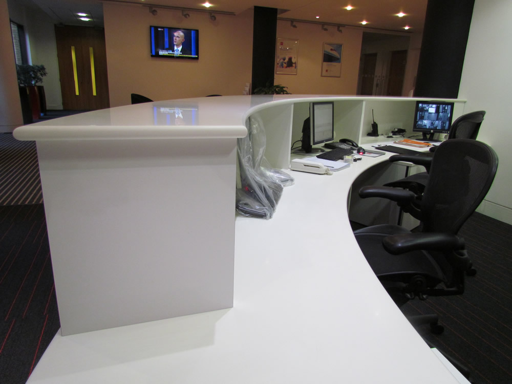 Curved Reception desk